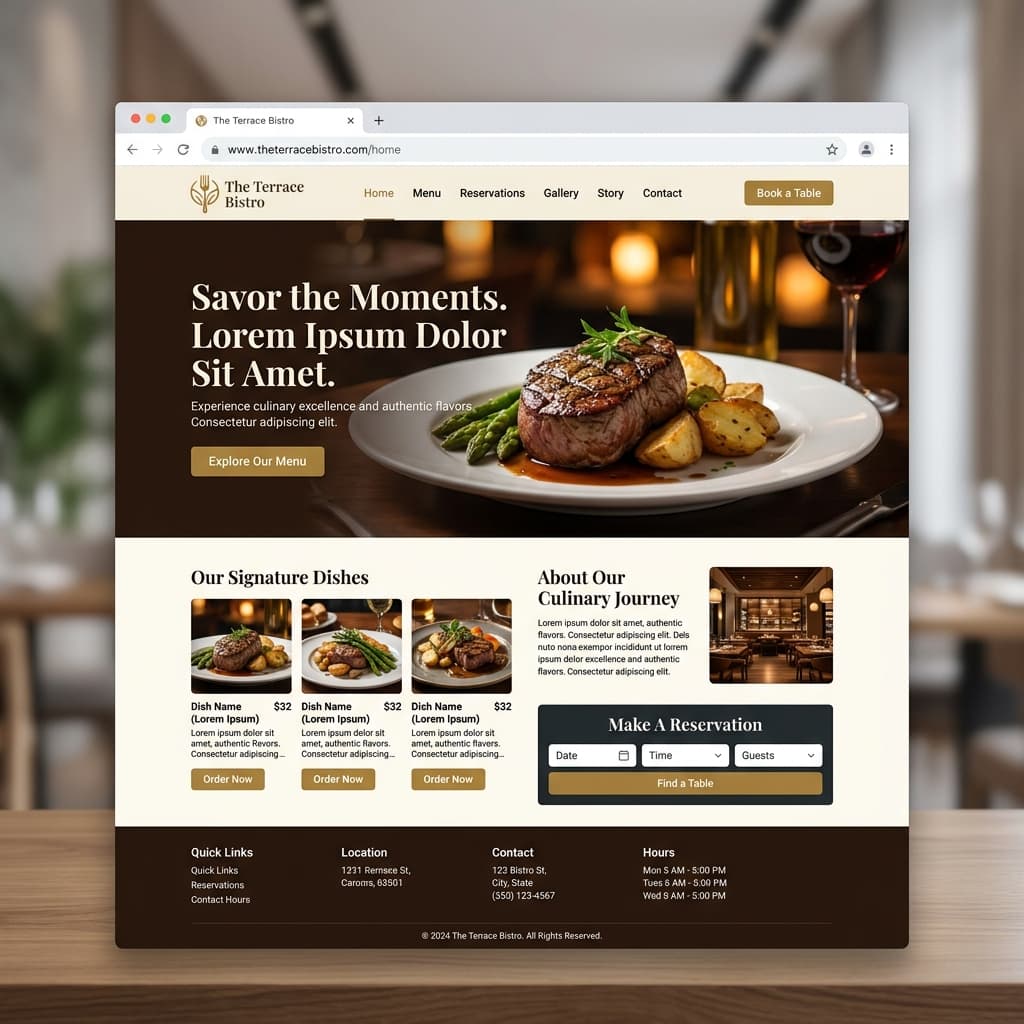 Website Restoran